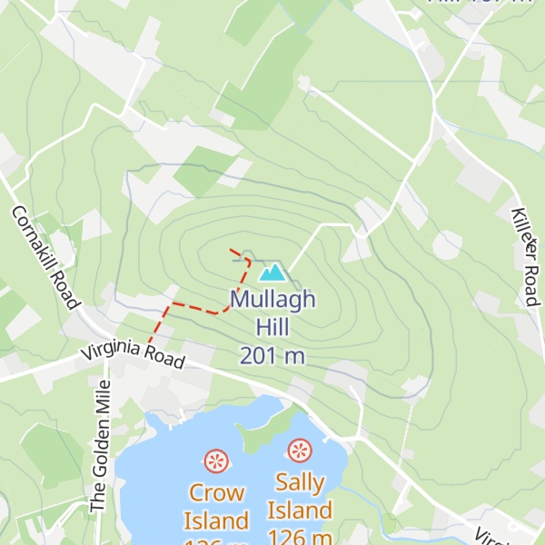 Map of Mullagh Hill