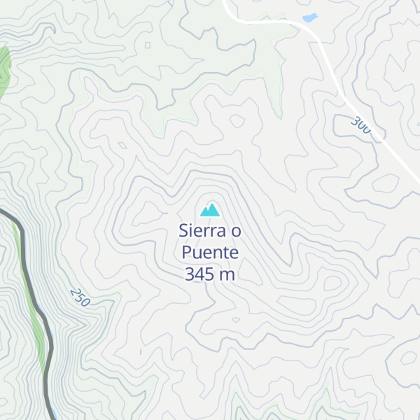 Map of Sierra o Puente
