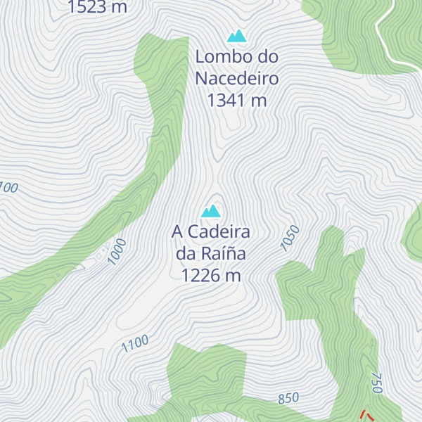 Map of A Cadeira da Raíña