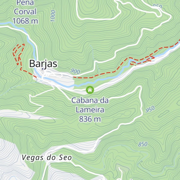Map of Cabana da Lameira