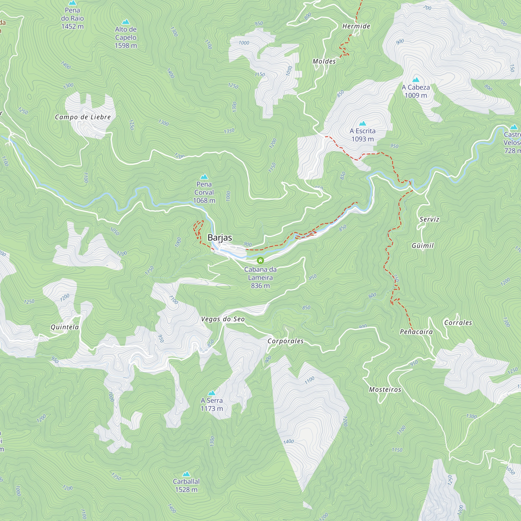 Cabana da Lameira map