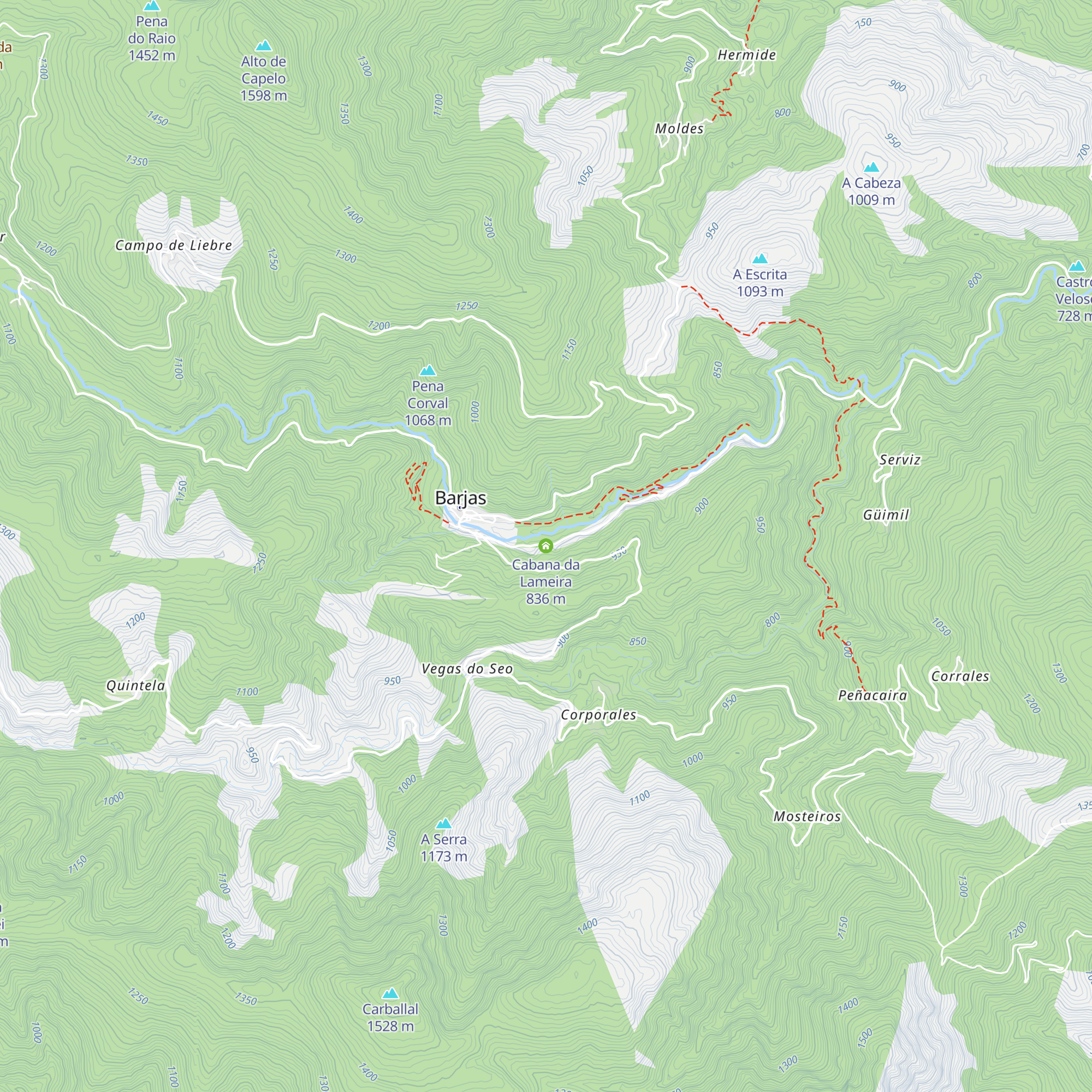 Cabana da Lameira map