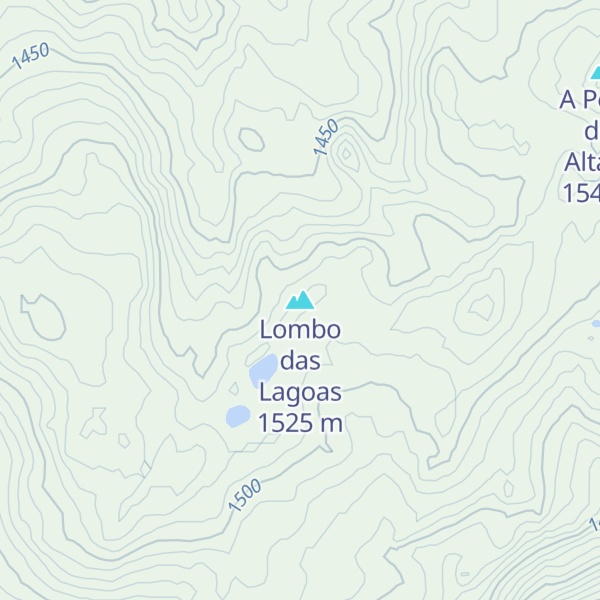 Map of Lombo das Lagoas