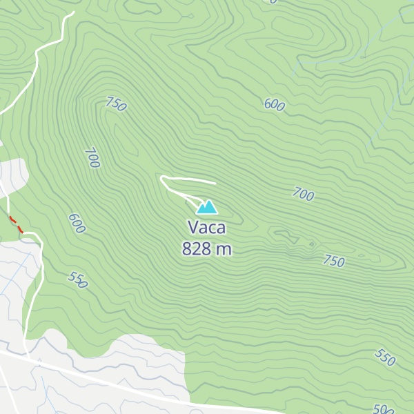 Map of Vaca