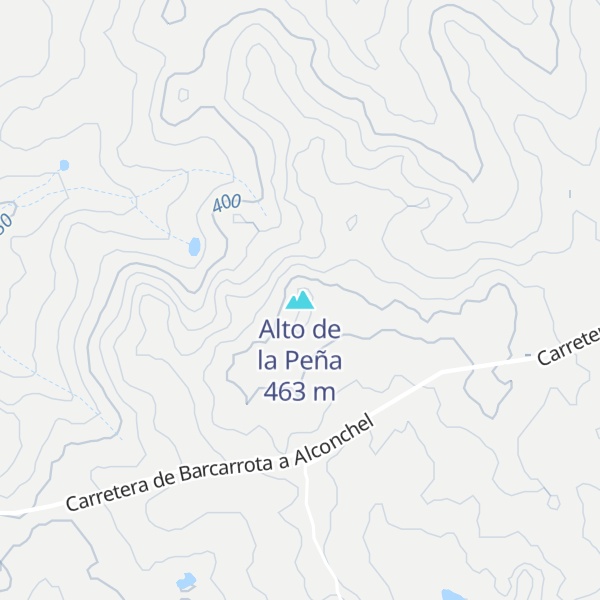 Map of Alto de la Peña