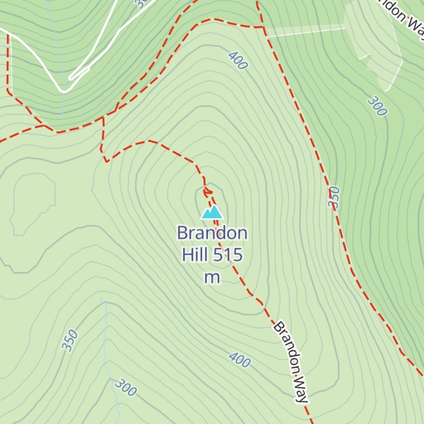 Map of Brandon Hill