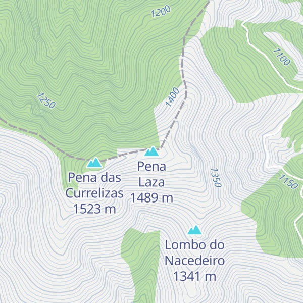 Map of Pena Laza
