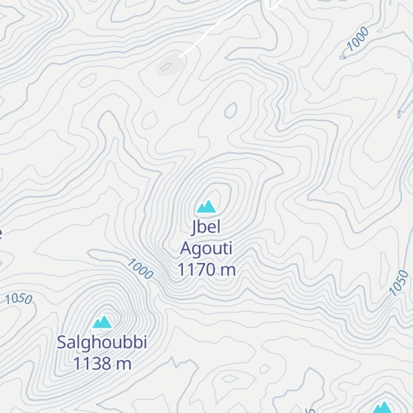 Map of Jbel Agouti