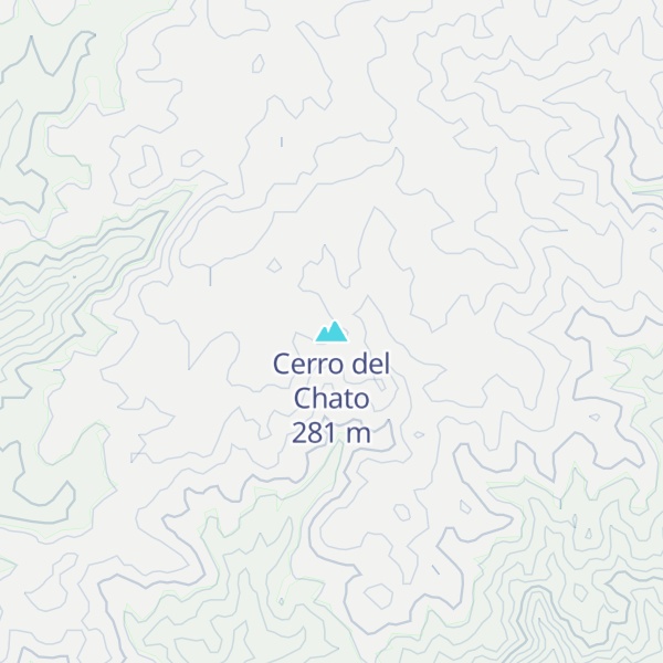 Map of Cerro del Chato