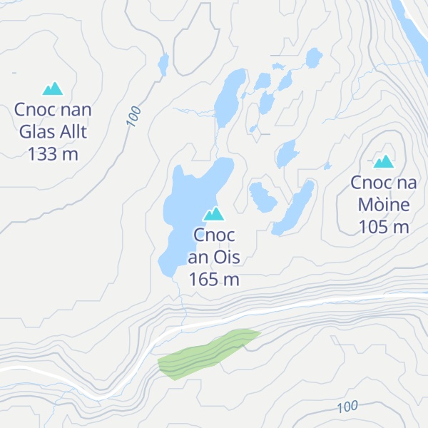 Map of Cnoc an Ois
