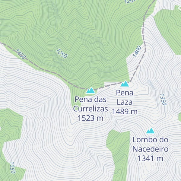 Map of Pena das Currelizas