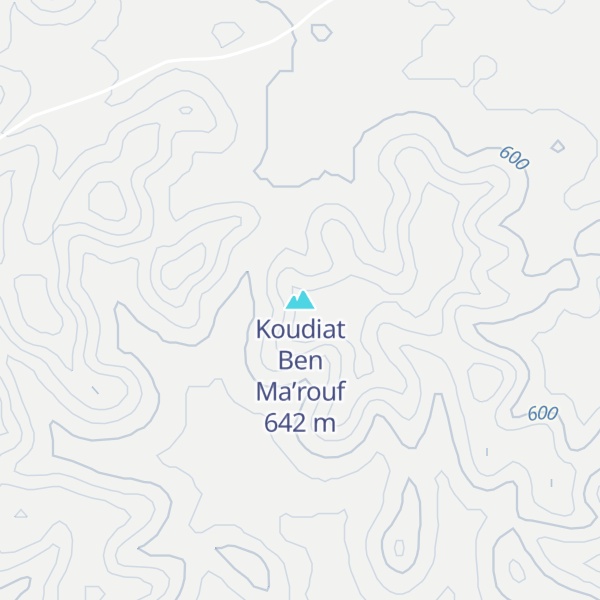 Map of Koudiat Ben Ma’rouf
