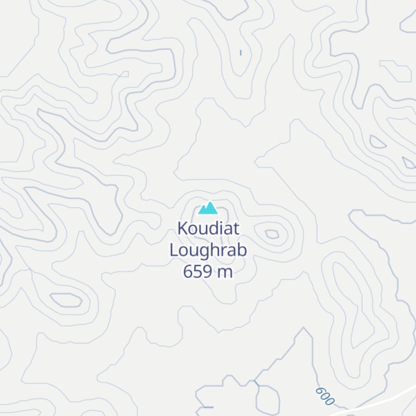 Map of Koudiat Loughrab