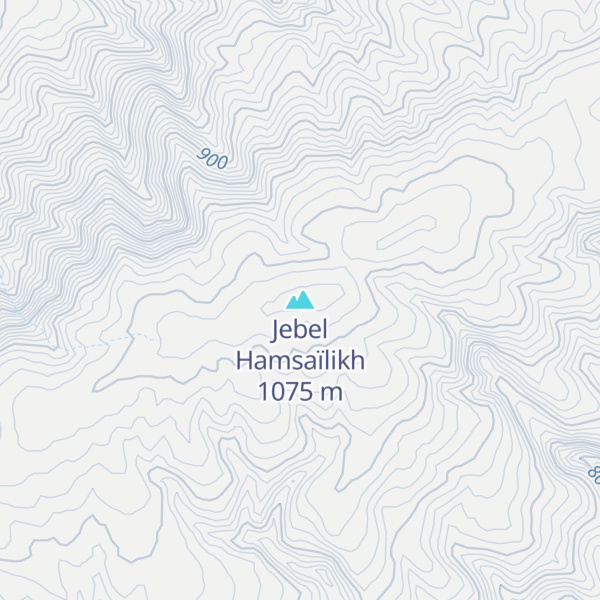 Map of Jebel Hamsaïlikh