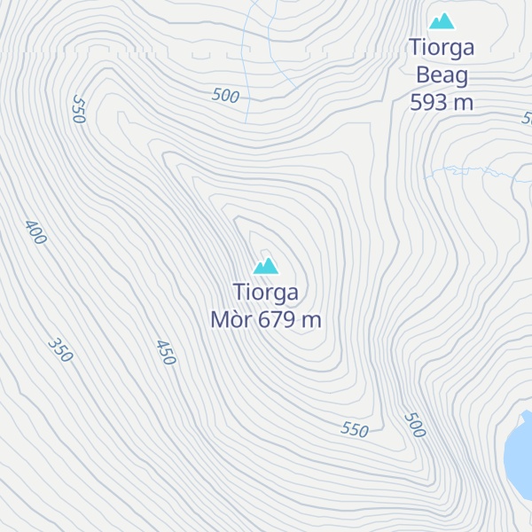 Map of Tiorga Mòr