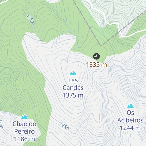 Map of Las Candas