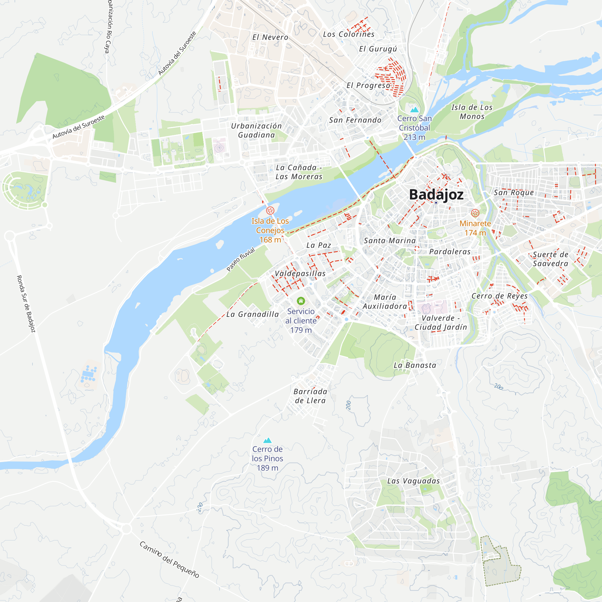 Servicio al cliente map