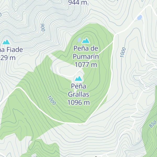 Map of Peña Grallas