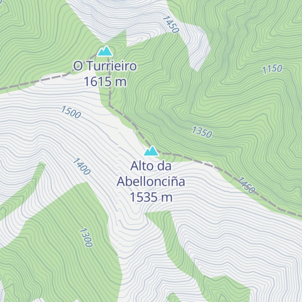 Map of Alto da Abellonciña