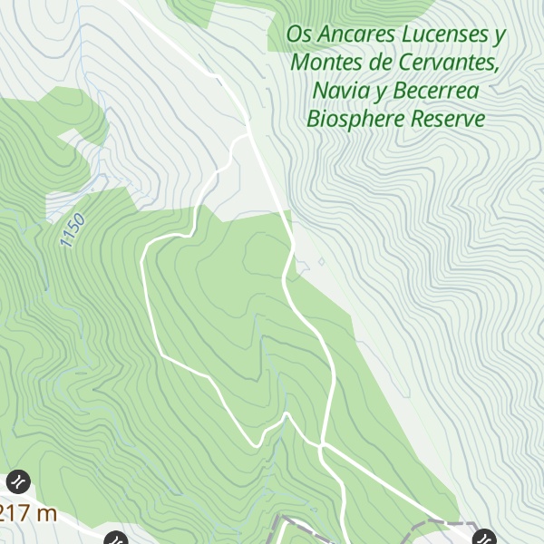 Map of Monte das Travesas