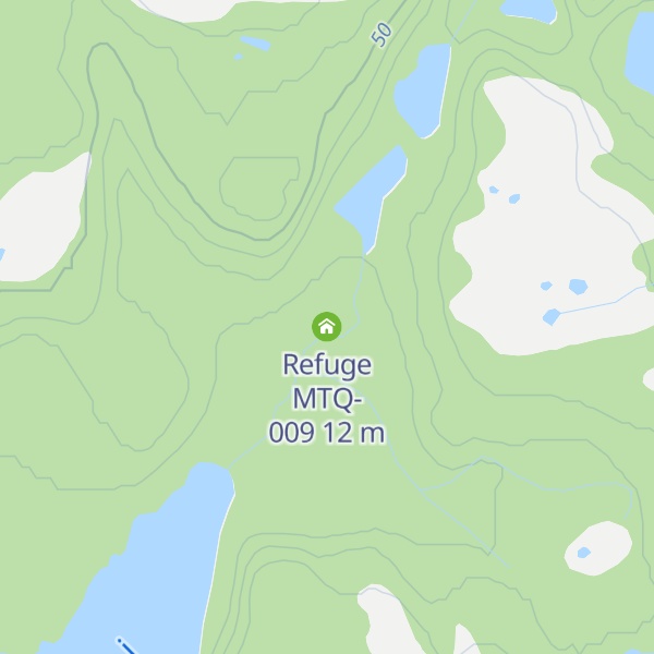 Map of Refuge MTQ-009