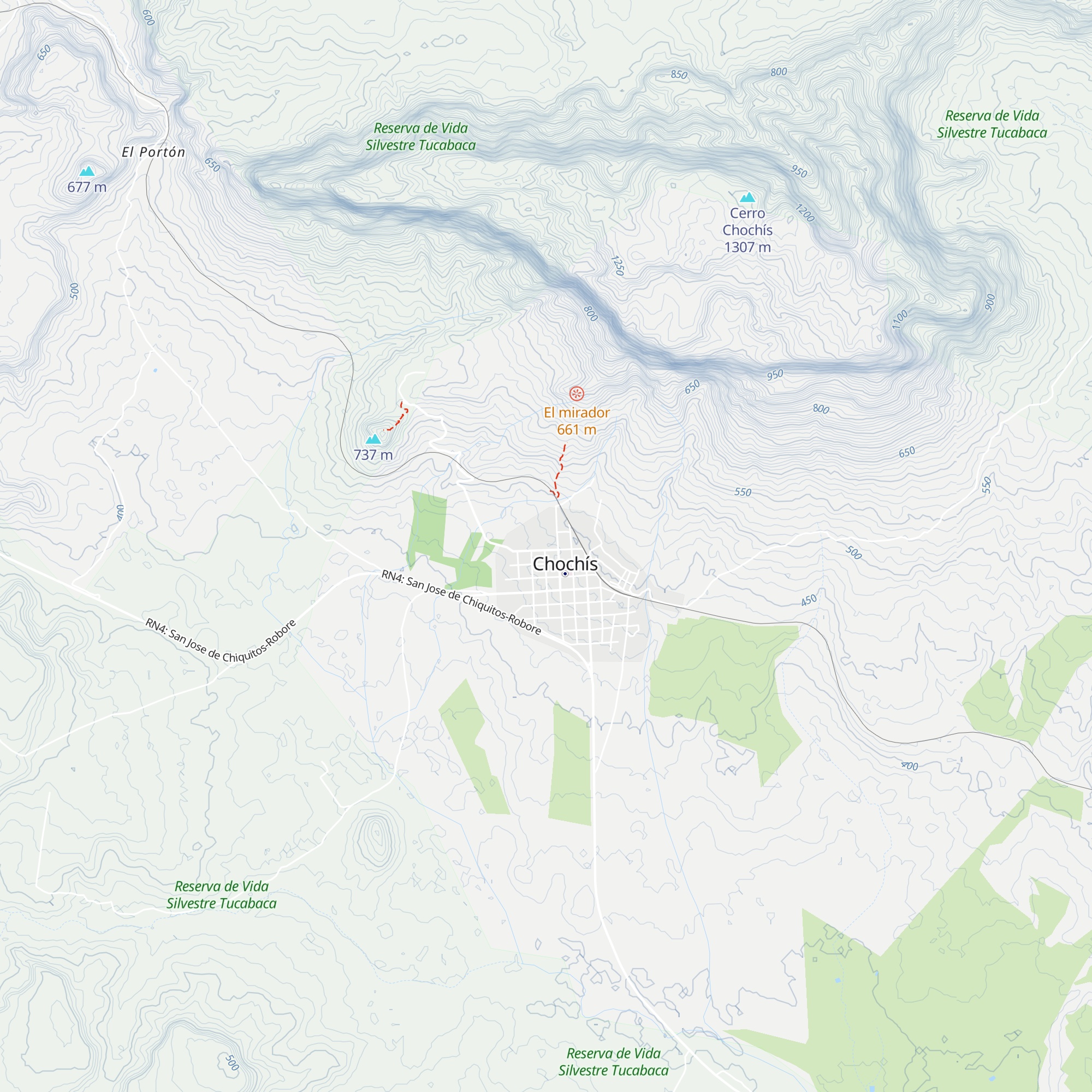 Cabaña Luna Verde map