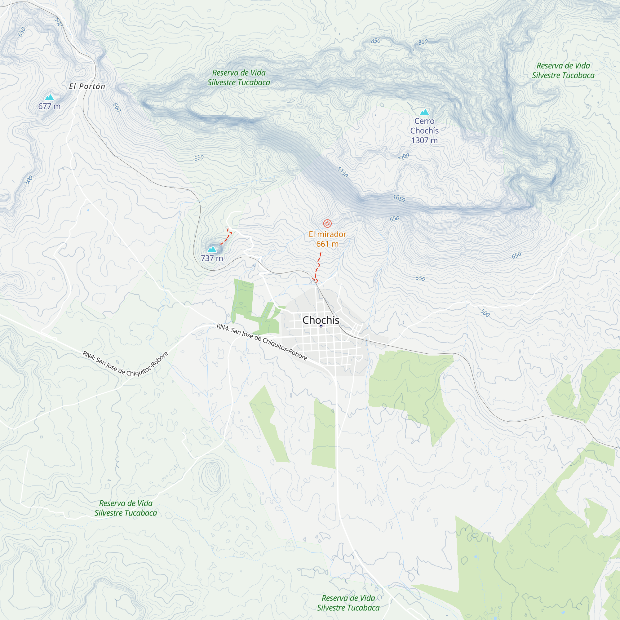 Cabaña Luna Verde map