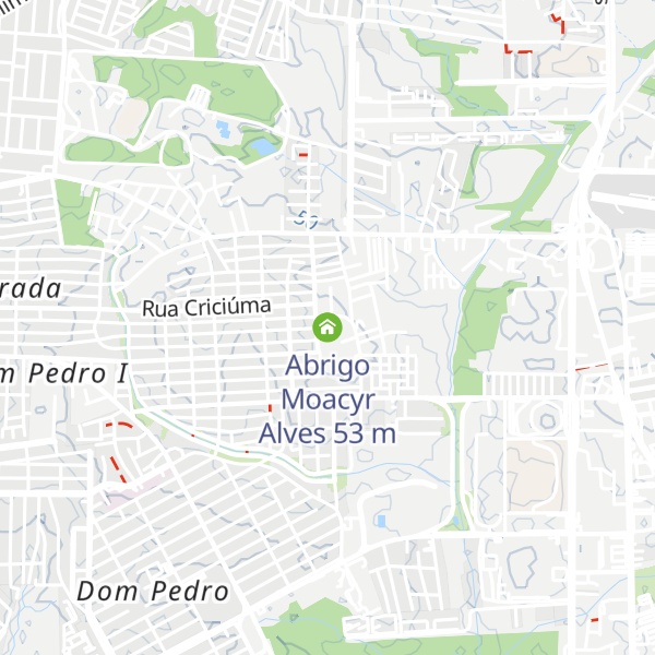 Map of Abrigo Moacyr Alves