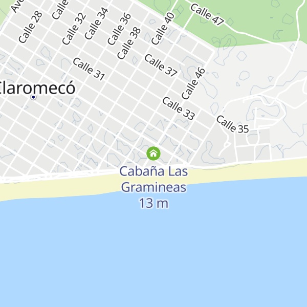 Map of Cabaña Las Gramineas