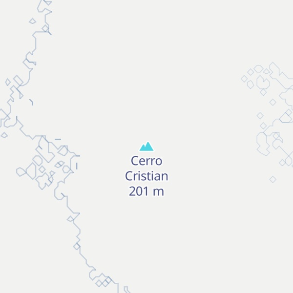 Map of Cerro Cristian