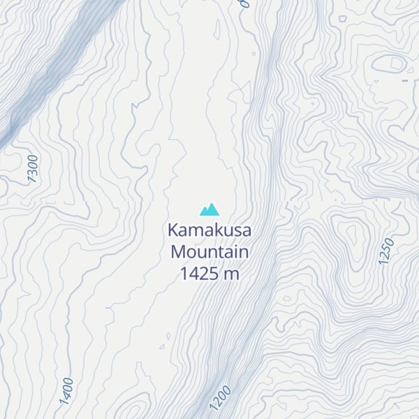 Map of Kamakusa Mountain