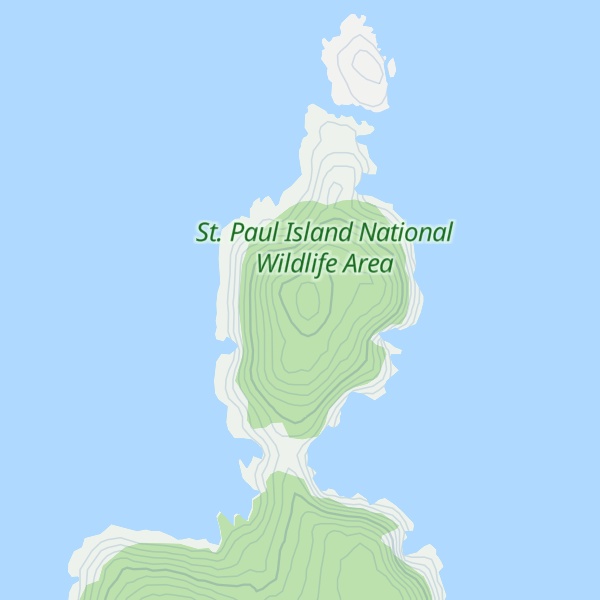 Map of Martin Powers Mountain