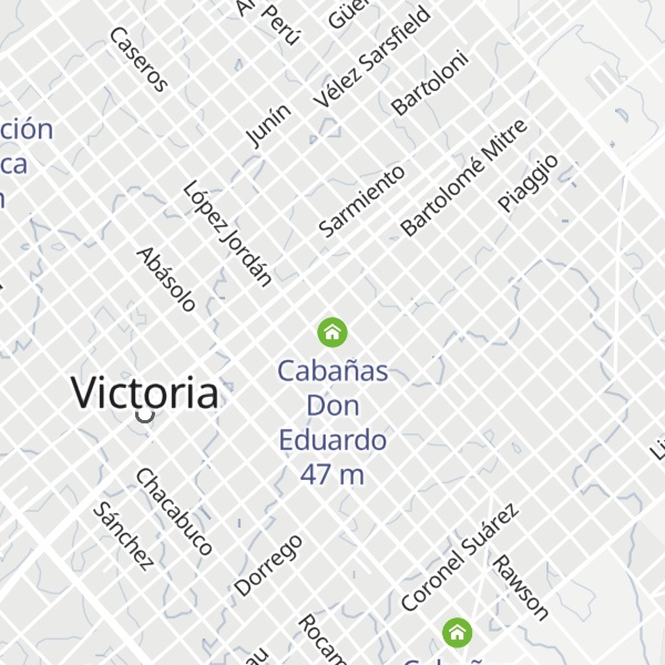 Map of Cabañas Don Eduardo