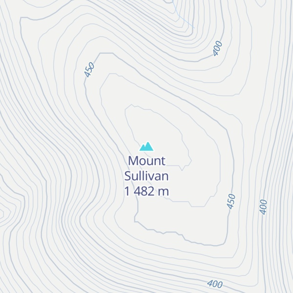 Map of Mount Sullivan 1