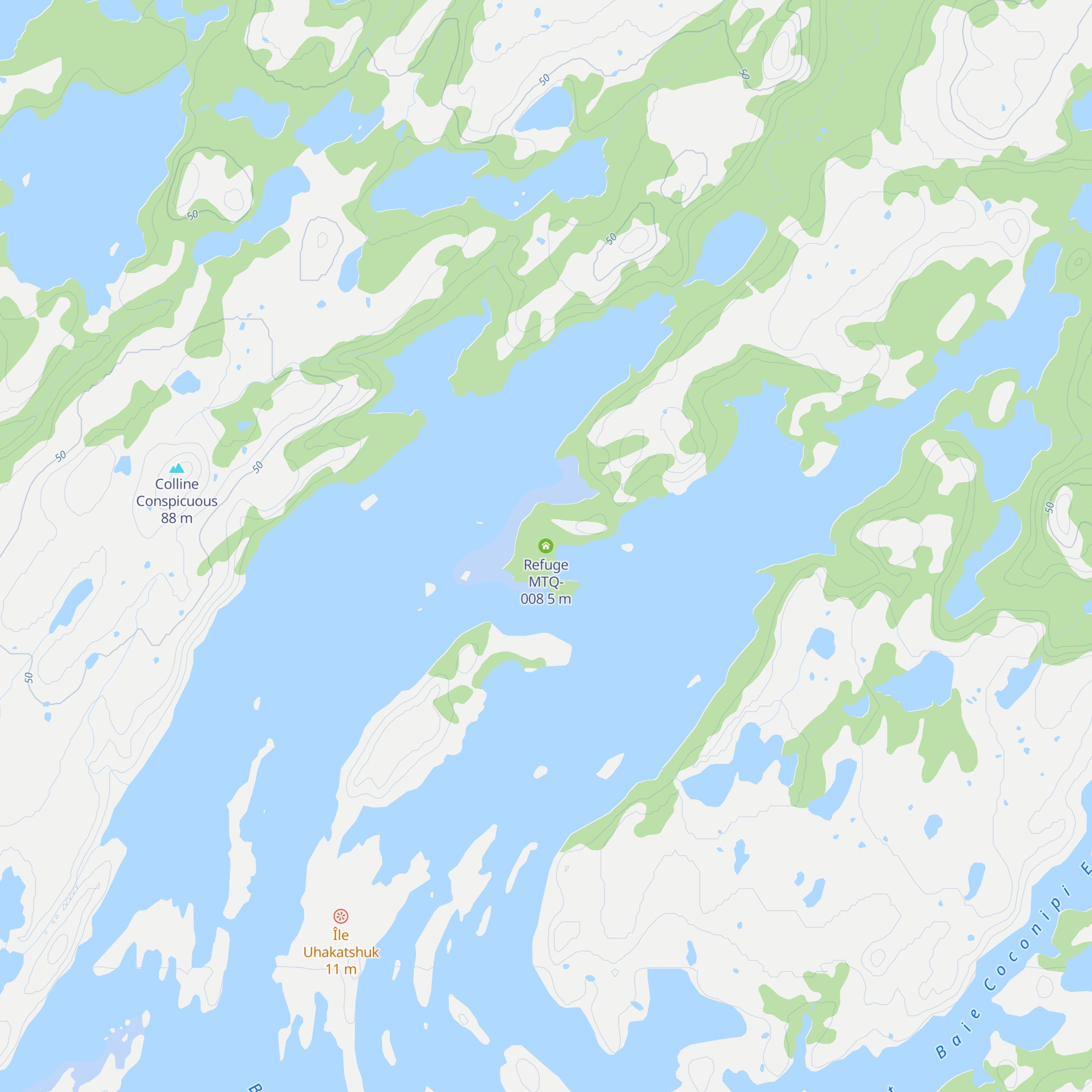 Refuge MTQ-008 map