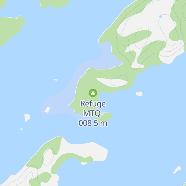Map of Refuge MTQ-008