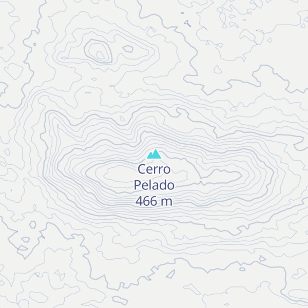Map of Cerro Pelado