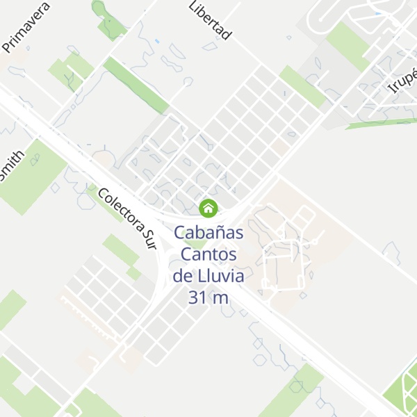 Map of Cabañas Cantos de Lluvia