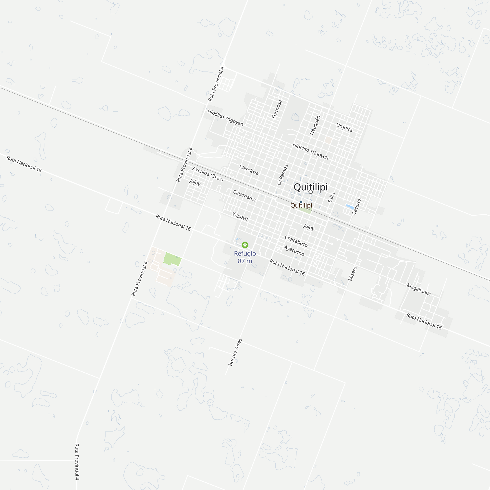 Refugio map