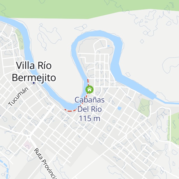 Map of Cabañas Del Río