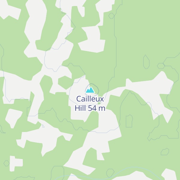 Map of Cailleux Hill