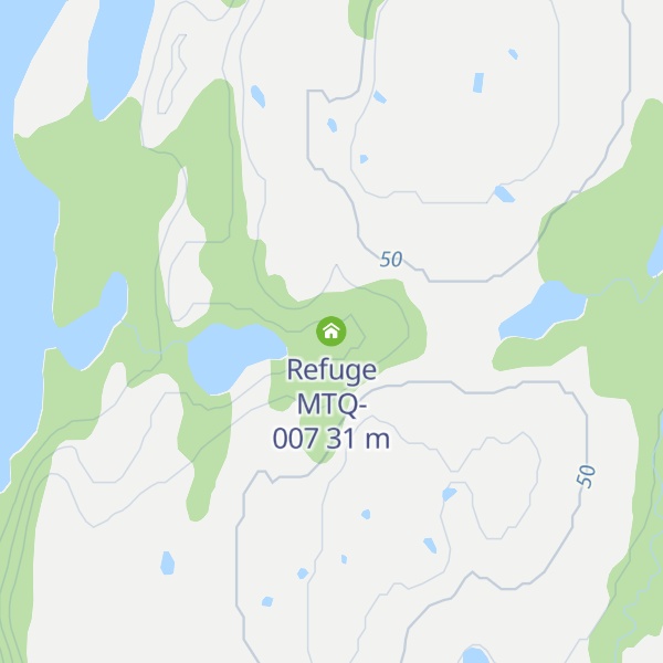 Map of Refuge MTQ-007