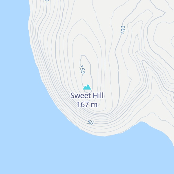 Map of Sweet Hill