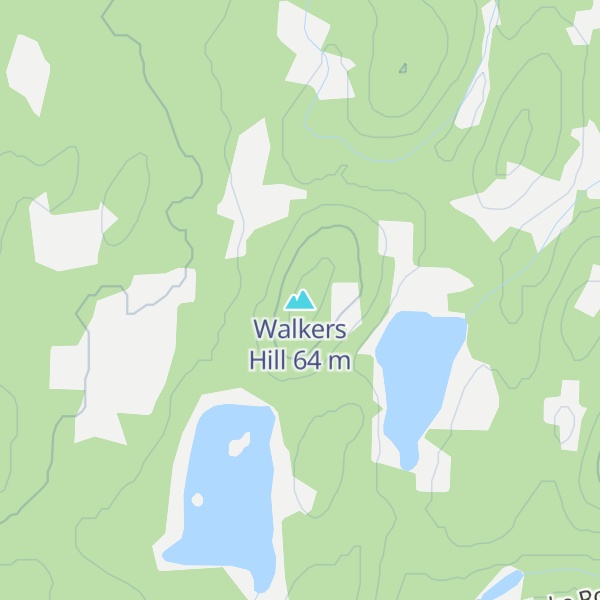 Map of Walkers Hill