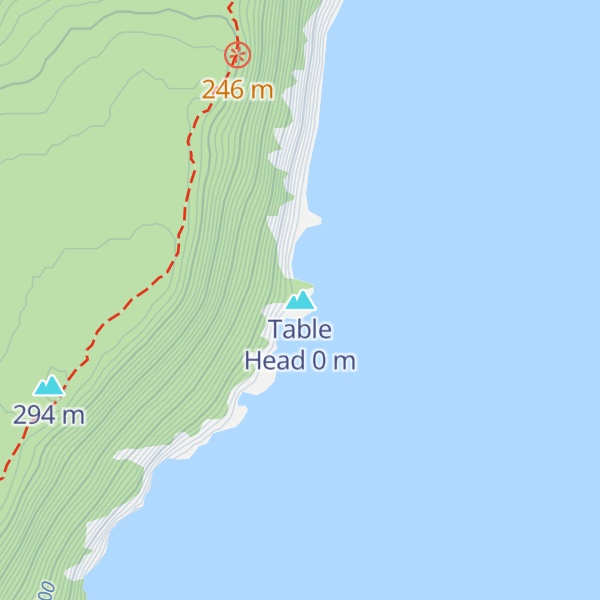 Map of Table Head