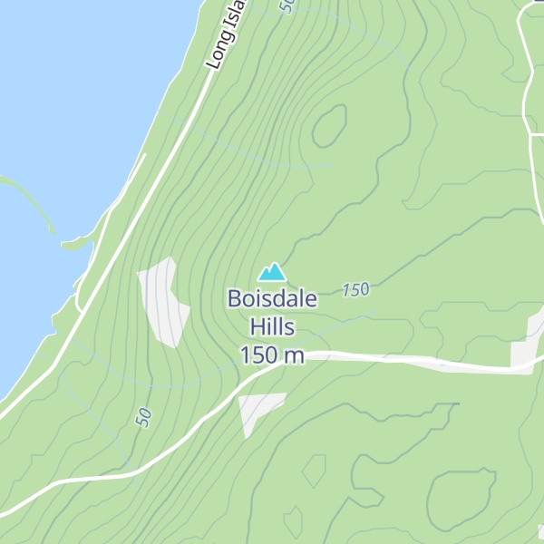 Map of Boisdale Hills