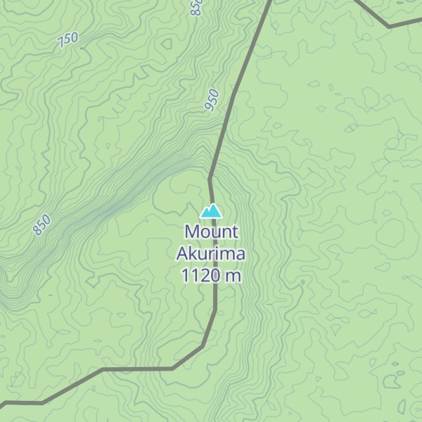 Map of Mount Akurima