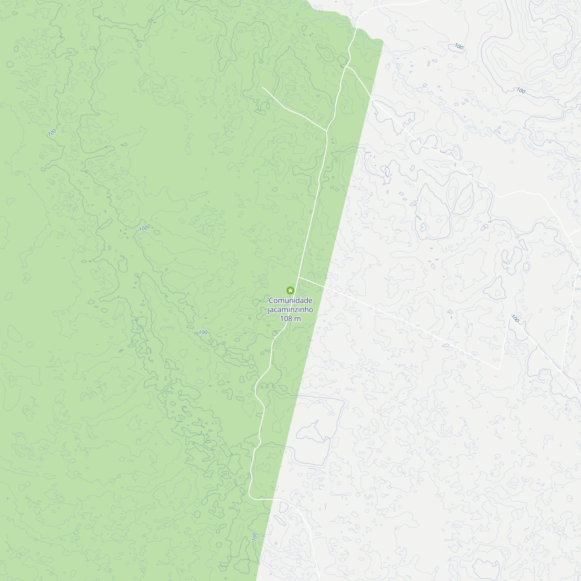 Comunidade jacaminzinho map