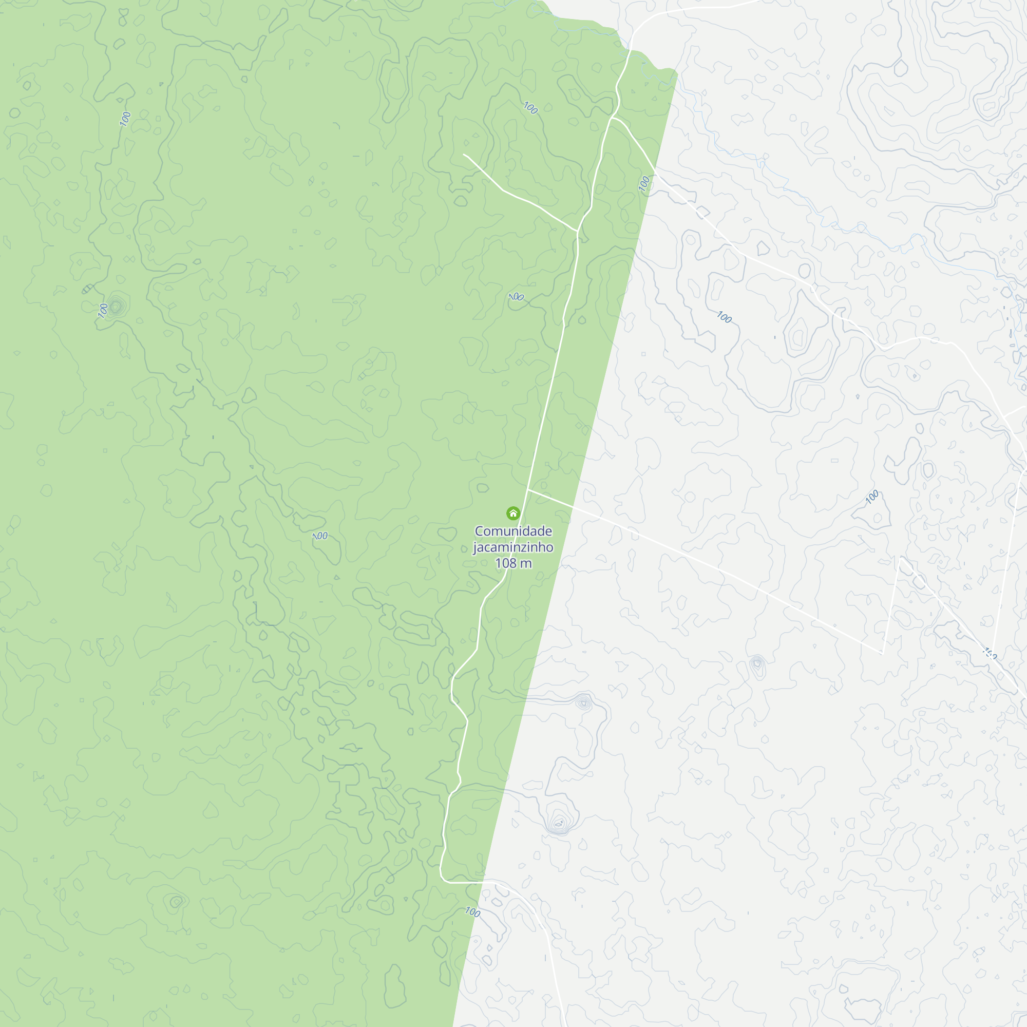 Comunidade jacaminzinho map