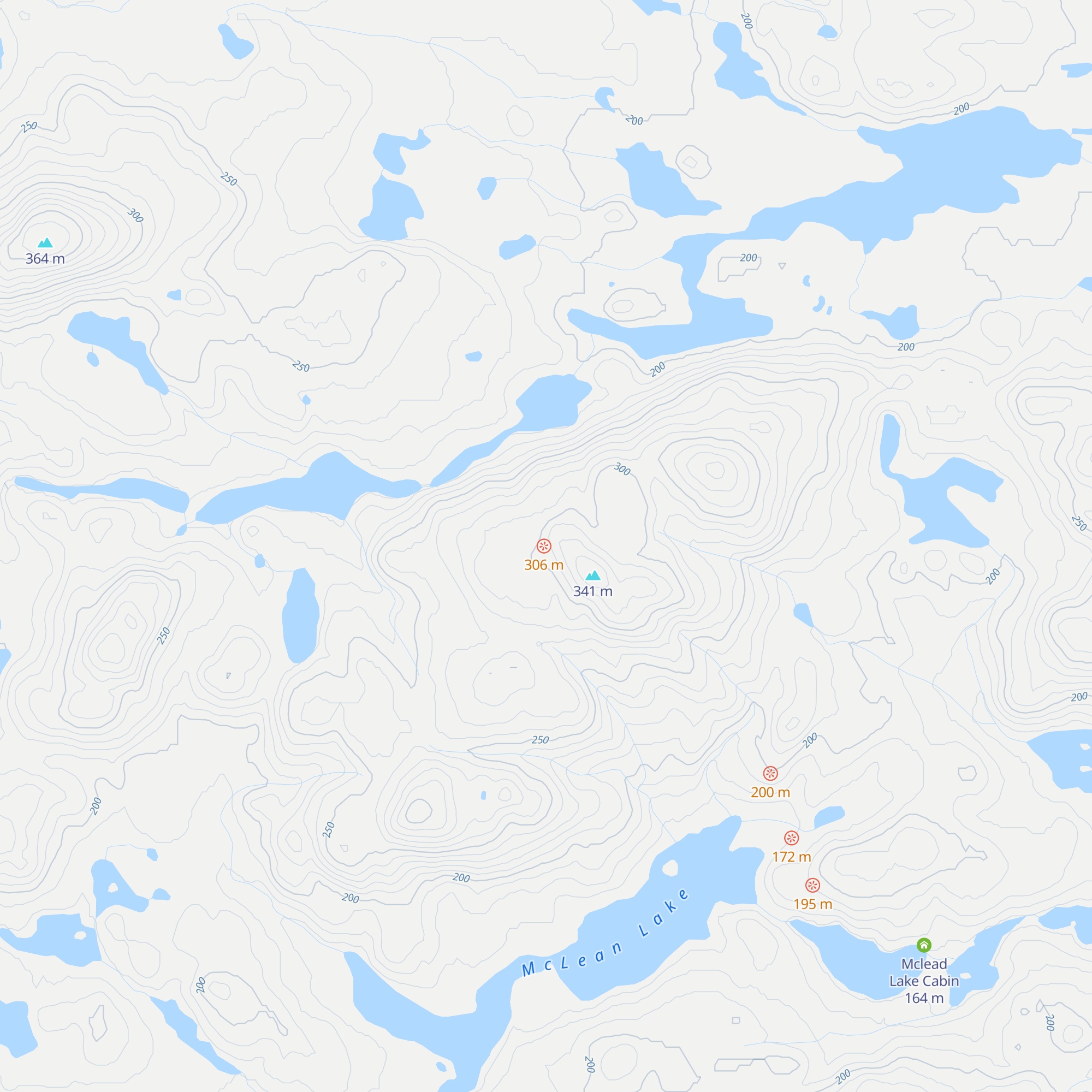 Colin's Hut map